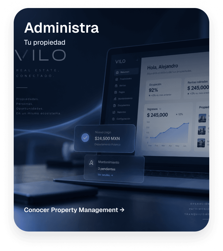 Administra tu propiedad. Conocer Property Management.